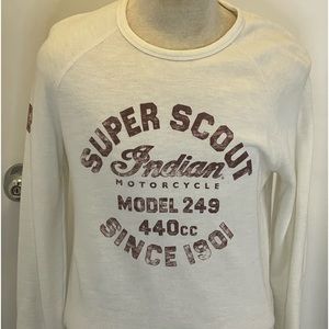 Indian Motorcycle thin Sweatshirt by Lucky Brand!